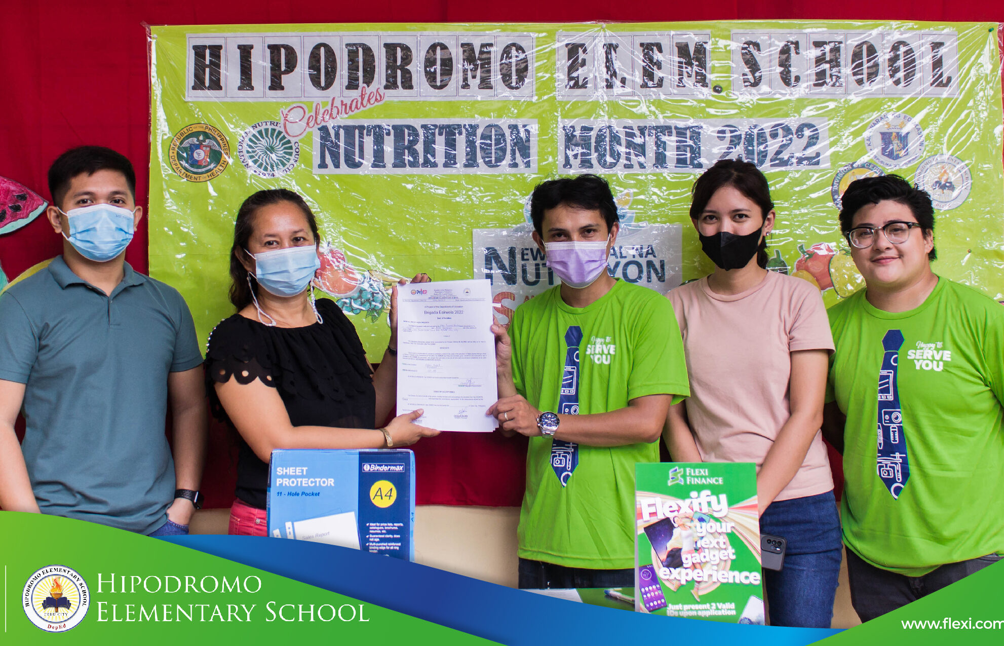 Flexi donates 100,000 module protectors to Cebu School