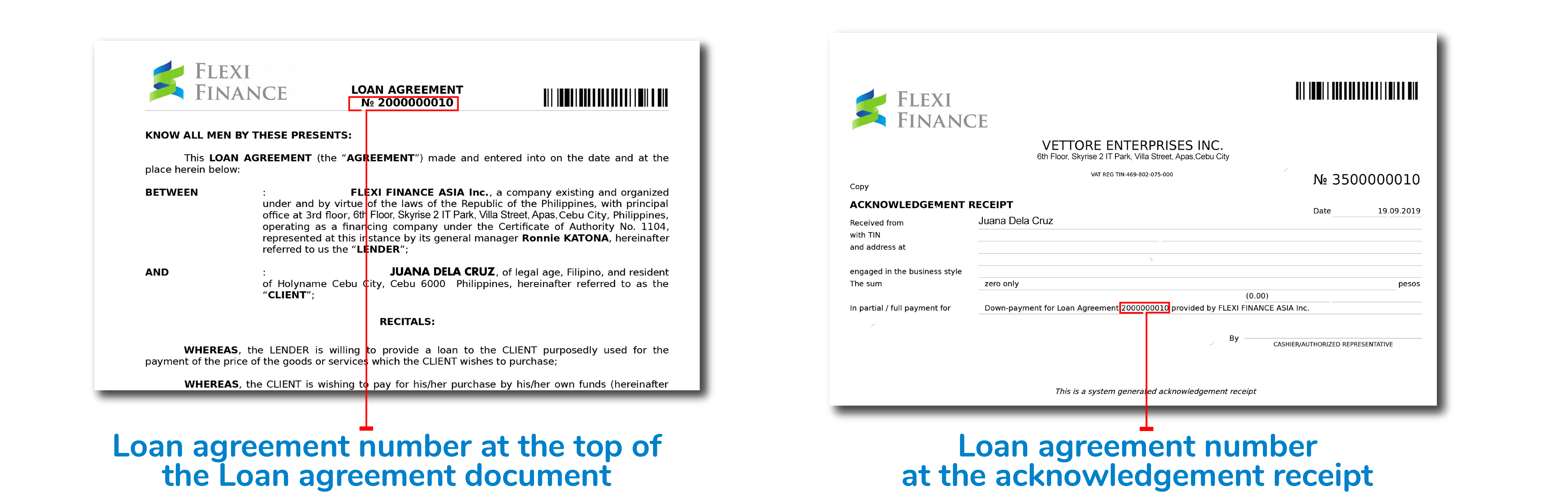 HW Loan agreement no